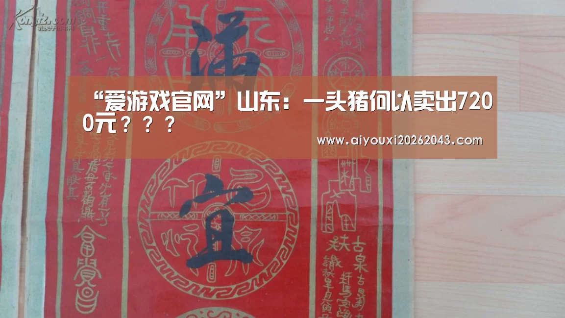 “爱游戏官网”山东:一头猪何以卖出7200元???(图2) 爱游戏体育